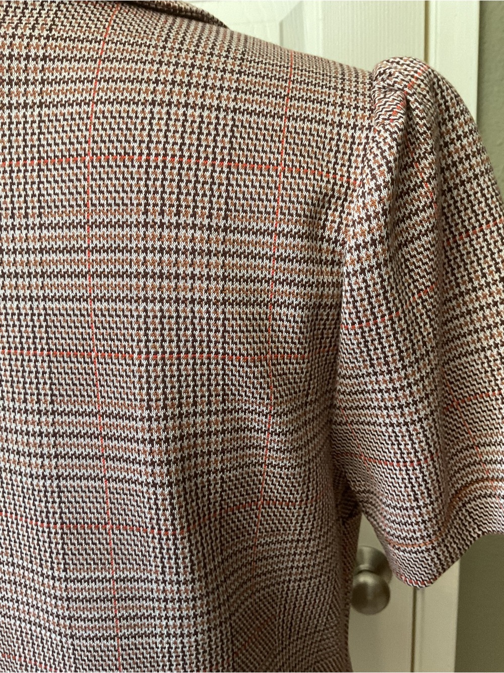 LOFT Heathered Rust Knit Top - Picture 4 of 7